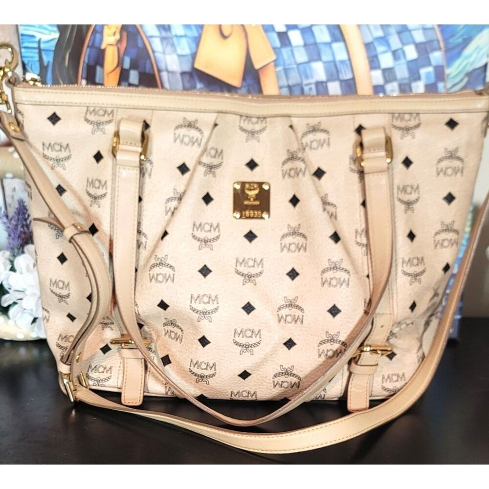 MCM Monogram Two Way Bag